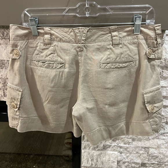 Mossimo size 6 stretch linen blend shorts - Picture 7 of 8